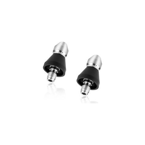 2pcs Buse de Nettoyage d'Égout Haute Pression, 1 Jet Avant et 6 Jets Arrière Buse de Débouchage de Tuyau pour Connecteur Rapide 1/4 Pouce Outil de Nettoyage d'Égout (1/4)