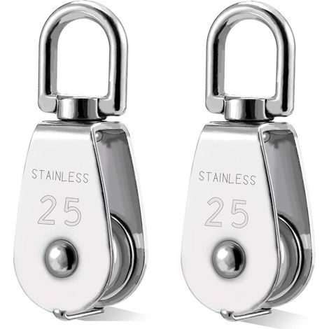 Stück 304 Edelstahl-Riemenscheibe M25 Heberolle Lastrolle