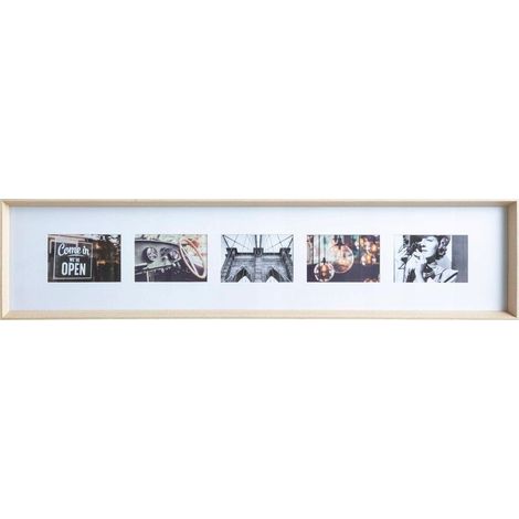 Atmosphera AXEL marco de fotos beige negro 97,3 x 22 cm