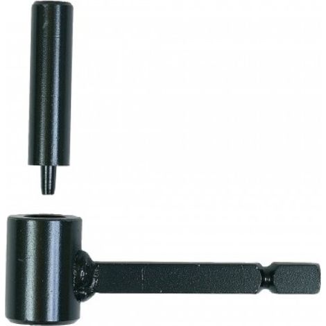 Cerniera per cancello in pietra Ø16 nero cataforesi FISSI ING - Coda quadrata 10x80 - A000240
