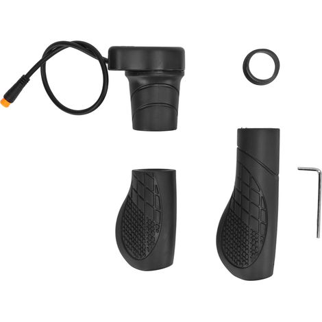 Poignée d'accélérateur rotative gauche étanche 76X pour modification de vélo, commande de vitesse à moitié divisée (1/5)