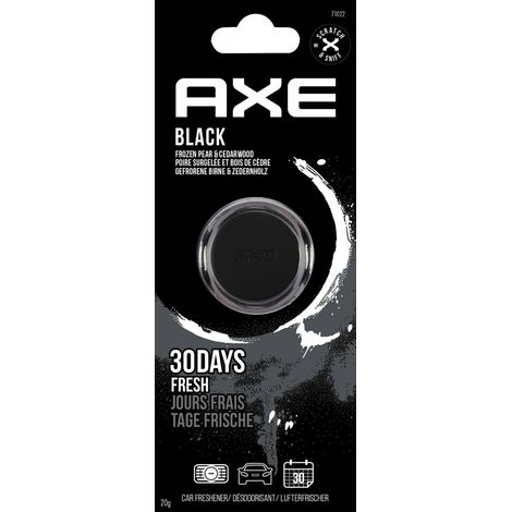 PARFUMS DE VOITURE MINI MEMBRANE POUR GRILLE D'AÉRATION DE VOITURE 3ML AXE NOIR (1/4)