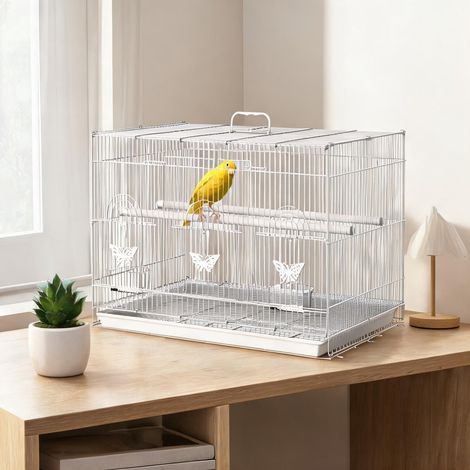Cage pour oiseaux en fio metálico e plástico 60 x 41 x 41 cm (1/5)