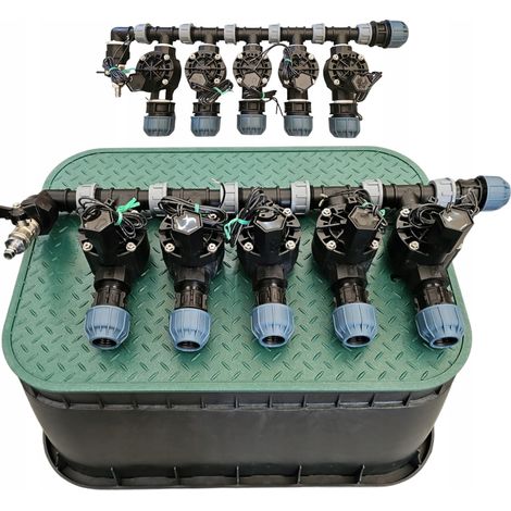Kit Rain Bird a 5 sezioni: collettore con compressore, coppa, PE 20 (1/4)