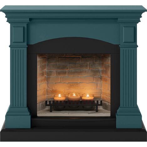Camino da Arredo a Candele TAGU ZenFlame Magna Turchese (1/5)
