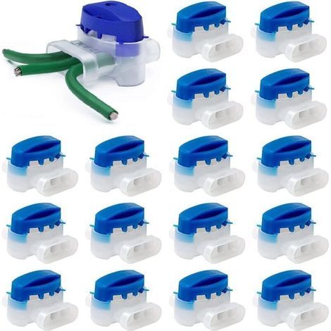 20 Bornes Électriques - Connecteurs De Câbles Avec Gel Isolant - Convient Pour Robot Tondeuse (20) (1/5)