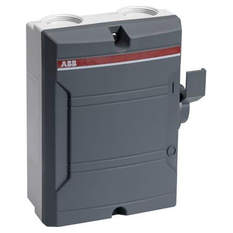 Interrupteur sectionneur de sécurité 40 A 4 pôles en boîtier IP65 BW440TPSN 2CMA142409R1000 (1/2)
