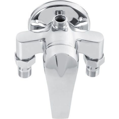 Mélangeur d'eau chaude et froide à filetage mle G1/2 ", vanne de contrle de mélange pour salle de bain et douche (1/5)
