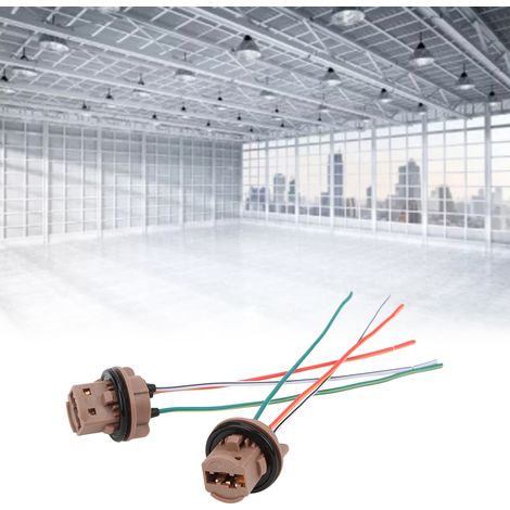 Câble adaptateur de douille de lampe 7443 avec connecteur femelle pour faisceau de câblage de douille LED (1/5)