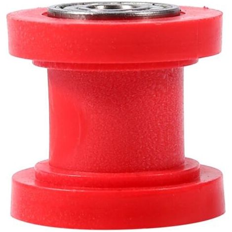 Jeffergarden Galet tendeur de chaîne de 8 mm de diamètre intérieur pour moto tout-terrain chinoise (pit bike), rouge-