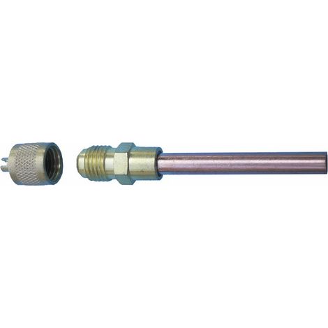 Raccord prolongateur à valve 1/4" à souder - DIFF