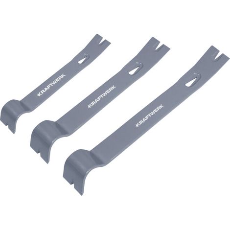 Kraftwerk set de 3 pieds-de-biche en acier au carbone 30, 38, 45 cm (1/5)