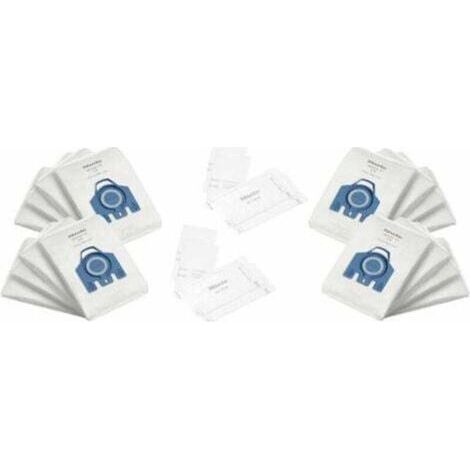 Kompatibel mit Miele-Staubsaugern bietet eine Filtereffizienz von bis zu 99,9 % hygienisch und dicht eine ideale Ersatzlösung Packung mit 16 hocheffizienten HyClean 3D-Staubbeuteln.