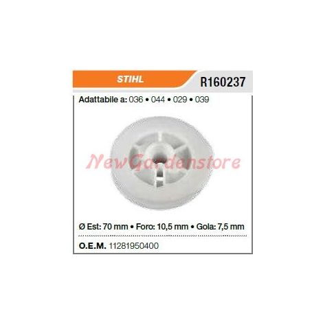 Puleggia avviamento STIHL motosega 036 044 029 039 R160237