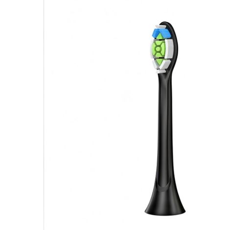4 recharges pour brosse à dents électrique Philips Sonicare W Optimal White HX6064/11, noires (1/3)