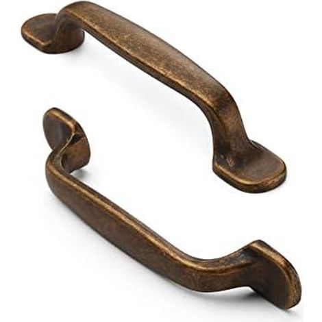 FURNIWARE 10 Stš¹ck Vintage Schrankgriffe Antik Messing Mbelgriff 96mm Lochabstand Kš¹chengriffe Schubladengriffe Mbelgriffe Griffe Kš¹che Kš¹chenschrnke Griffe (1/5)