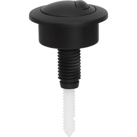 Bouton Chasse D'eau Wc Double Chasse D'eau Avec Bouton Chass-e D'eau Poussoir Double Chasses D'eau Pour Chasses D'eau WC (Noir) (1/5)