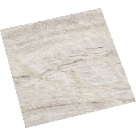 Lames de sol autocollantes 30,5 x 30,5 cm, 20 pièces, PVC beige (1/5)