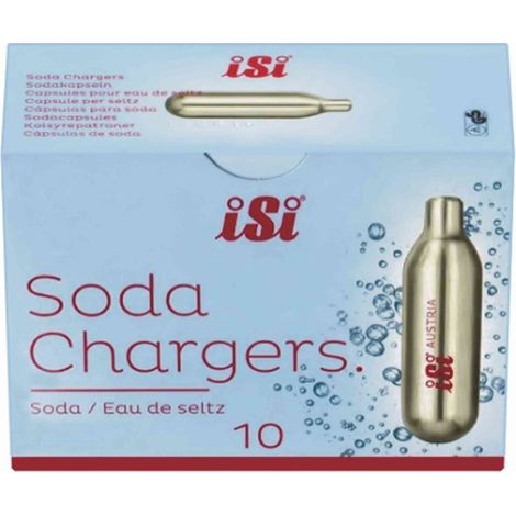 Isi 10 capsule per sifone soda seltz