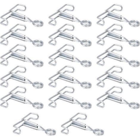 Lot de 20 colliers de serrage, inoxydable, bouchon eau ressort, tube caoutchouc, usage domestique industriel (1/5)