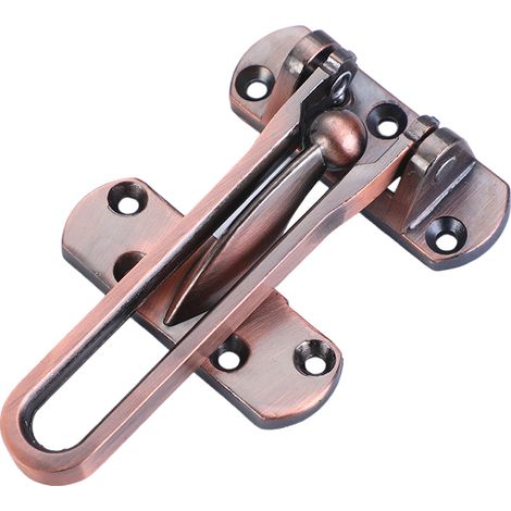 Cerradura de palanca, protección duradera para puertas delanteras y traseras, perfecta para la seguridad del hogar (pátina roja). (1/3)