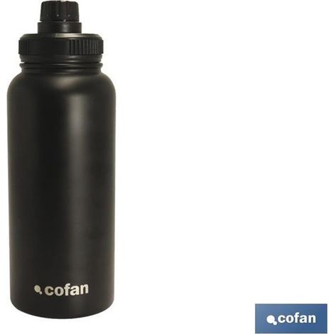 Borraccia per sport estremi nera 950 ml