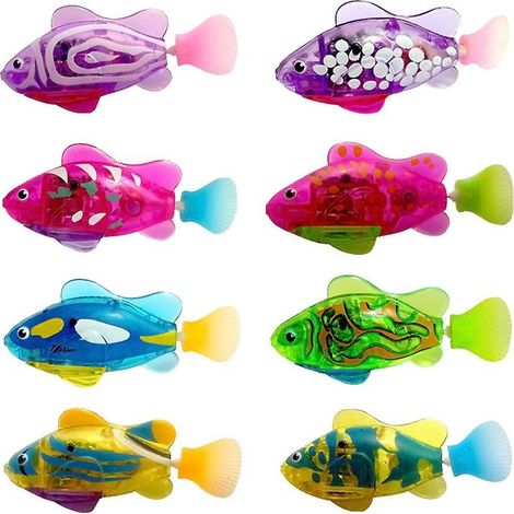 Poisson électronique activé par piles, jouet pour enfants, animal de compagnie, cadeau de Noël, peut nager