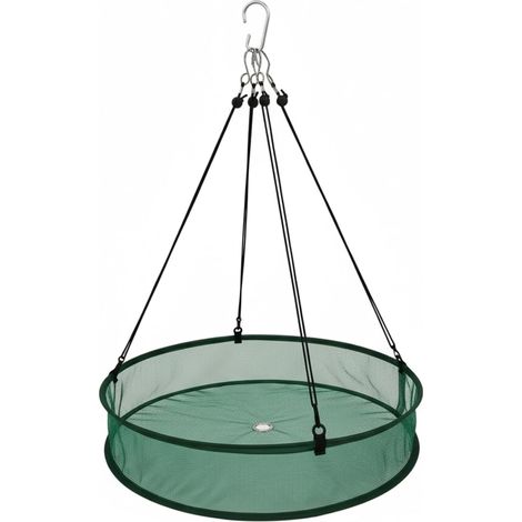 Plateau à graines pour oiseaux, mangeoire suspendue avec filet anti-vent et corde réglable, mangeoire extérieure idéale pour jardin et espaces verts
