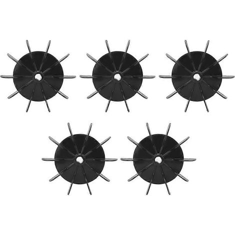 5 pales de ventilateur à connexion directionnelle, 13 mm, turbine à 10 pales, accessoires pour moteurs de compresseurs d'air (1/4)