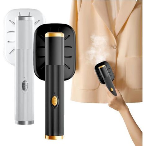 Mini fer à repasser portable, mini défroisseur vapeur pour vêtements, défroisseur de voyage rotatif à 180°, mini machine à (1/5)