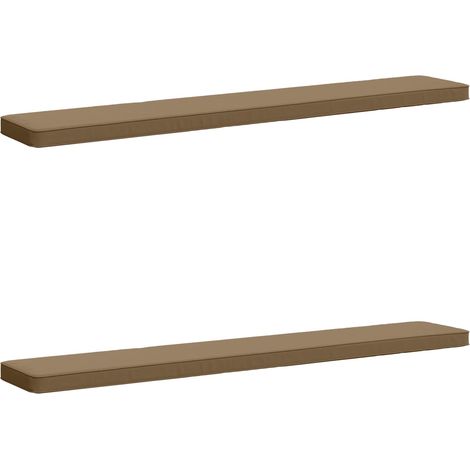 Cuscini per Panchina a 2 Pezzi VUGHT 2 pz 100% Poliestere vidaXL