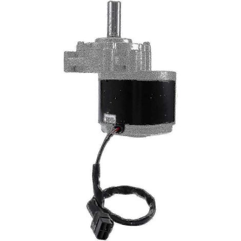Moteur à balais basse vitesse 250 W 24 V 75 tr/min, arbre allongé de 44 mm, diamètre de l'arbre 17 mm, pour fauteuil roulant (CC). (1/5)