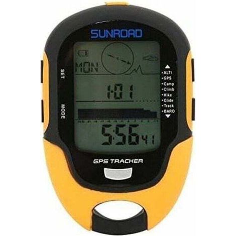 Altimètre GPS Multifonctionnel FR510 Altimètre de Navigation GPS Extérieur Compas Instrument de Mesure de l'Humidité de la Température (1/4)