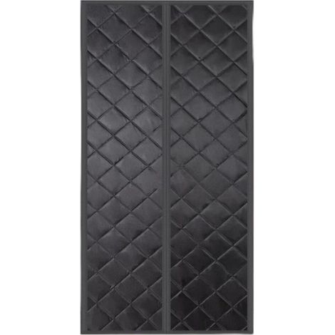 90 x 205cm Noir Isolation Porte Magnétique, Disponible dans toutes les tailles, au froid et au bruit, adapté aux animaux domestiques, convient aux pièces climatisées (1/5)