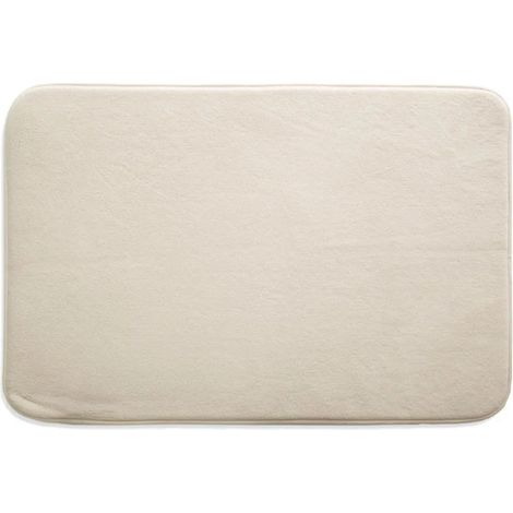 Alfombra Alex color beige de 60 cm x 90 cm.