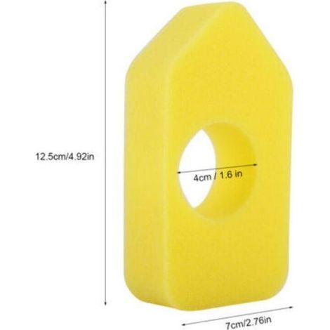 Filtre À Air - Mousse Polyuréthane Haute Densité - Lavable Réutilisable - Pour Moteurs Thermiques - 10 Pièces (1/5)
