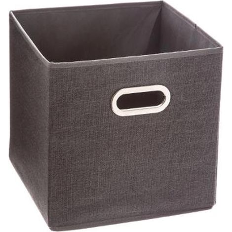 Boîte de Rangement Pliable "Premium" 31x31cm Gris (1/3)