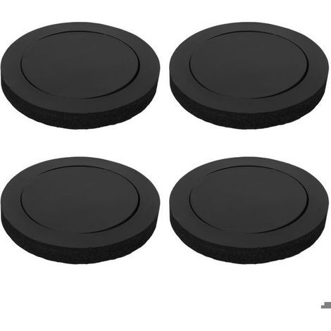 BelleRise – 4-teiliger schalldämmender Schaumstoff – Antivibrations-Lautsprecher – Verbessert den Klang – Für Autotüren – Schwarz, 19,5 x 14,5 cm (1/5)