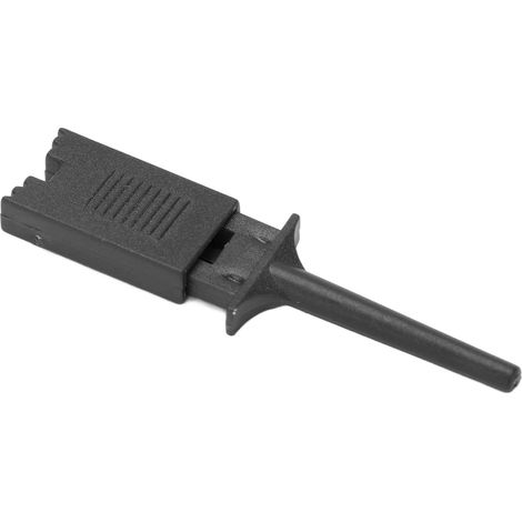 Konvolut von 20 flachen Präzisionsprüfhaken, elastisch, aus reinem Kupfer, Klemme, Befestigungselement, Ersatzteile, schwarz (1/5)