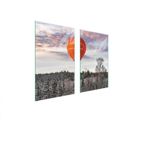 PLAQUE DE PROTECTION EN VERRE POUR POÊLE 75x52 BALLON (1/5)