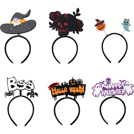 Headband Halloween - Décor Festif pour Fête Costumée - Accessoire Cosplay et Photobooth - Pour Enfants et Adultes - Lot de 1 (1/5)