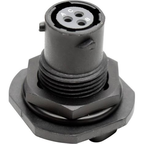 Amphenol RTS 7 8N 3S Cosse cylindrique mâle embase femelle Nombre total de pôles: 3 Série (connecteur rond): Ecomate Aq (1/2)