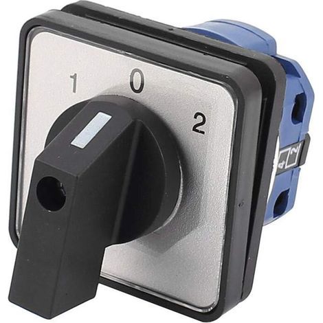 AC 690 V 20 A Interrupteur rotatif 3 positions 1/0/2 (1/3)