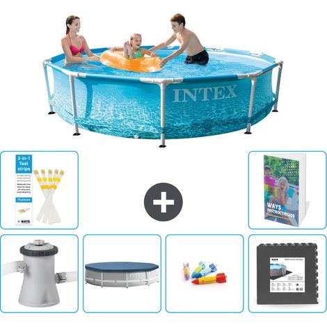 Frame Pool Rund - 305x76 cm - 7-teilig S317