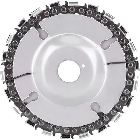 Disque à chaîne de 4 pouces 22 dents pour tronçonner bois avec meuleuse d'angle