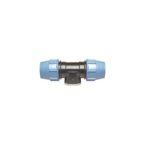 Té F3/4''(20/27) pour tube PE eau Ø25