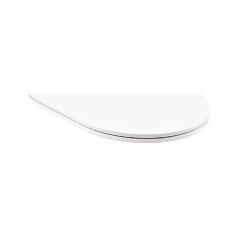 Sanindusa Urby Abattant de toilette - descente amortie - dégondage rapide - slim - blanc mat (1/3)