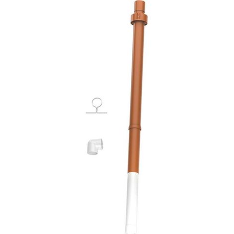 BOSCH Abgaszubehör FC-Set80-C33x (hinten Grundbausatz C33x, rot, 1,5m, d:80/125mm