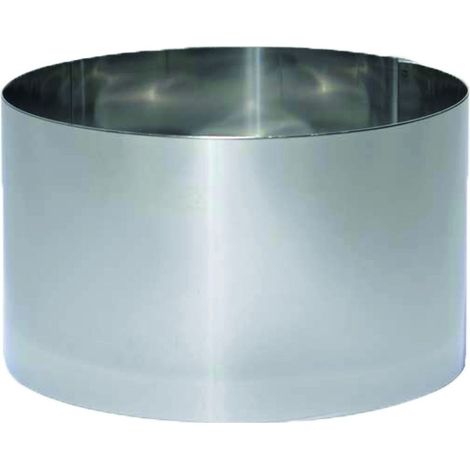 Cercle haut pour petit pain surprise panettone et wedding cake inox 8 cm et 6 cm de haut