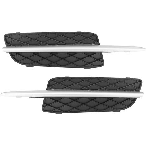 Grille inférieure de pare-chocs avant et baguette chromée compatibles avec les modèles BMW X5, E70, X6, E71 de 2007 à 2010. (51117159593/51117168923) (1/5)
